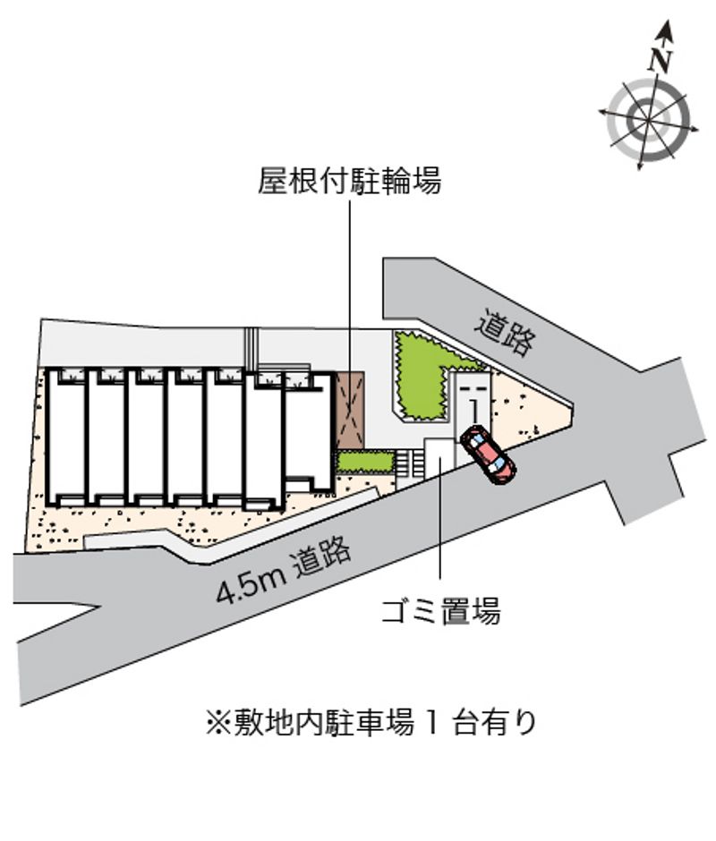 レオネクストムーンハウス 配置図
