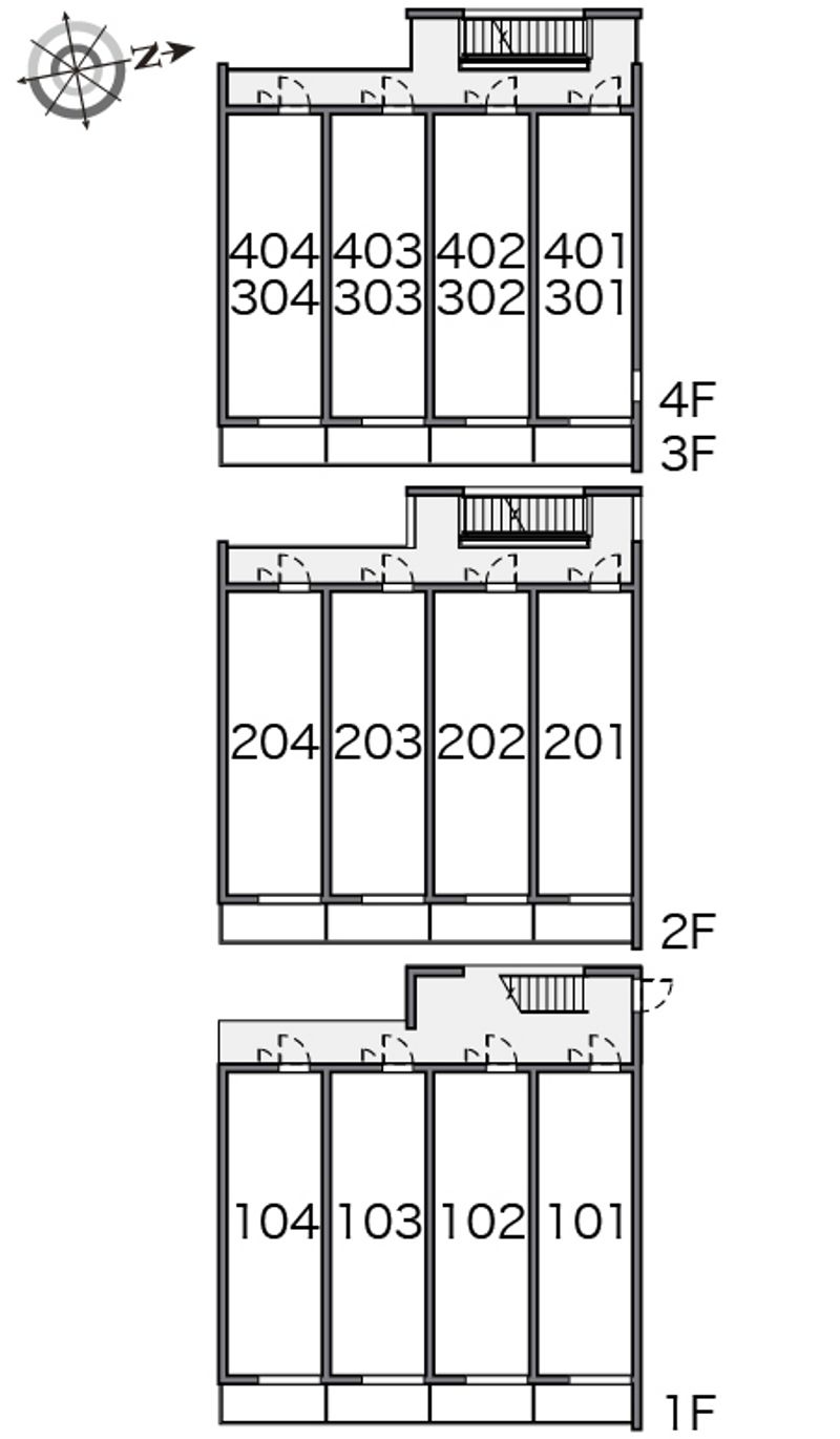 クレイノＧＯＮＴＡ 間取配置図