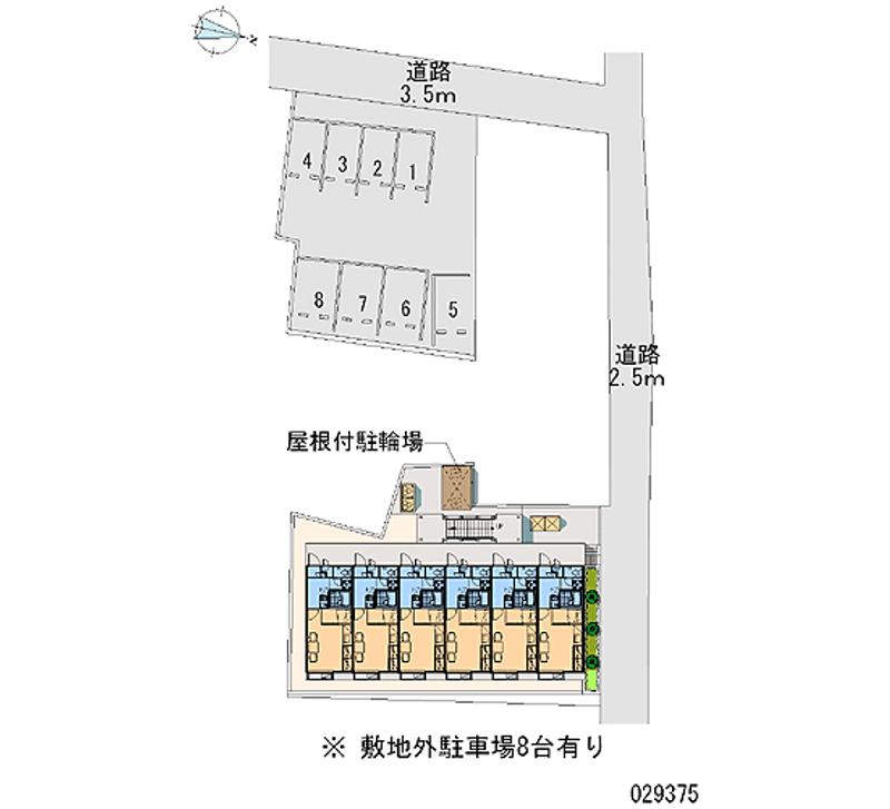 レオパレスマ　メゾン 月極駐車場