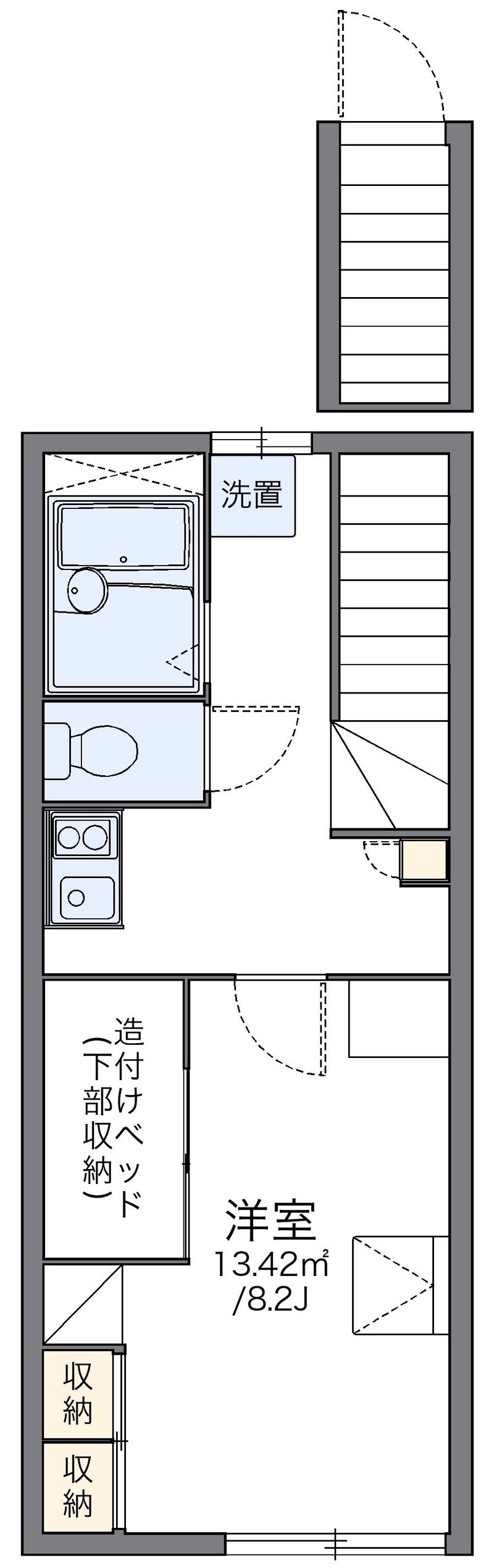 レオパレスルピーノ 間取図