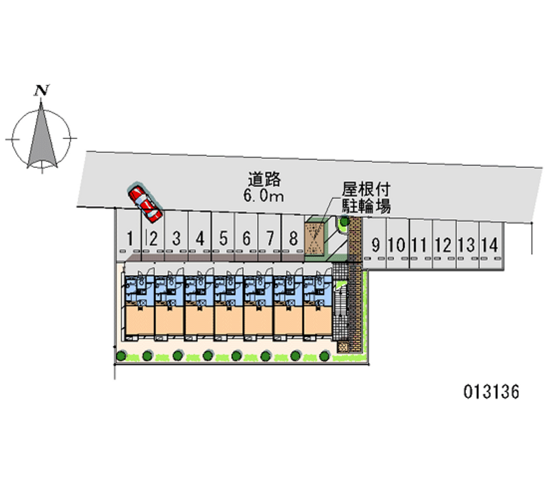 13136 bãi đậu xe hàng tháng