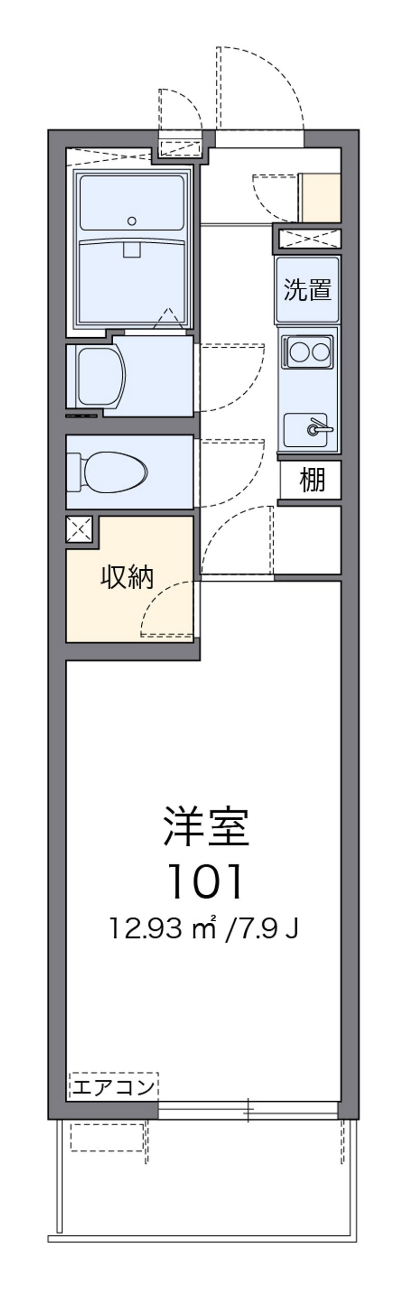 クレイノかもめ 間取図