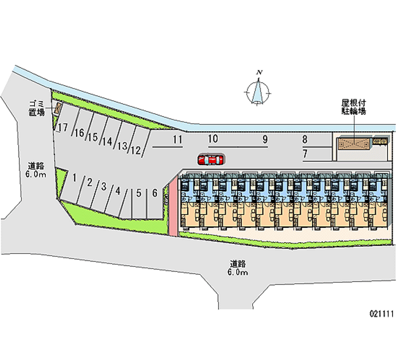 21111 bãi đậu xe hàng tháng