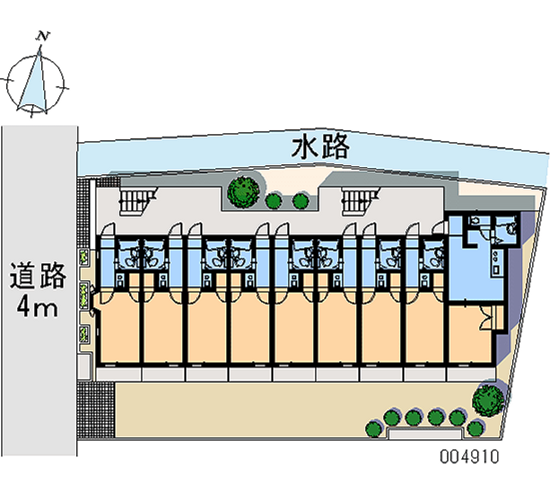 レオパレス５＆５ 区画図