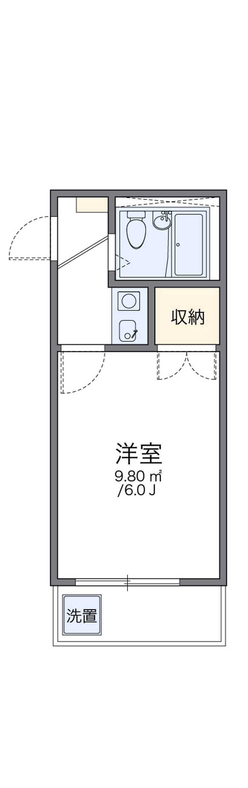 レオパレス瓢箪山第５ 間取図