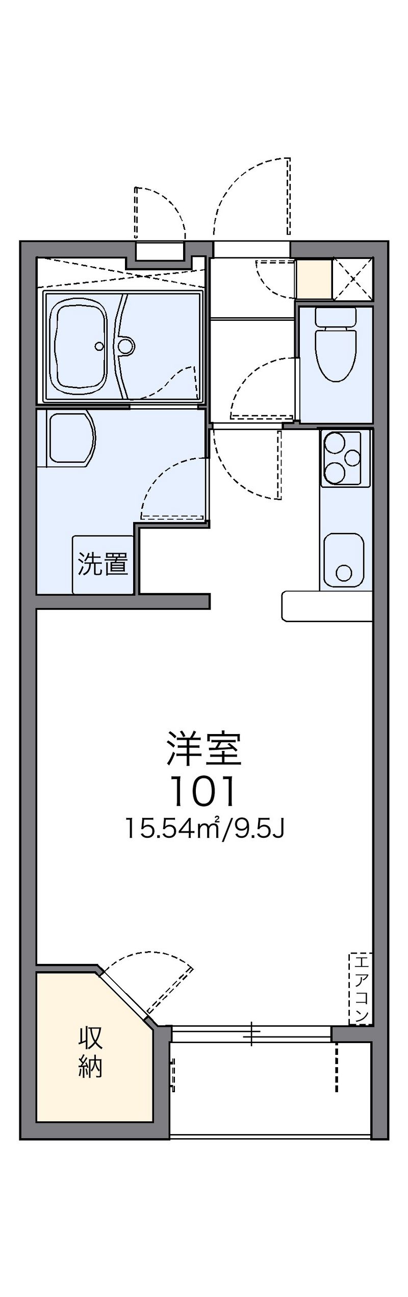 レオネクストアイリーブルー 間取図