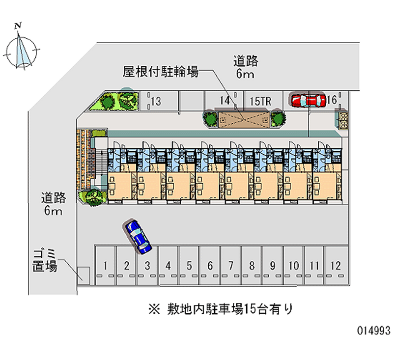 レオパレスハイランド 月極駐車場