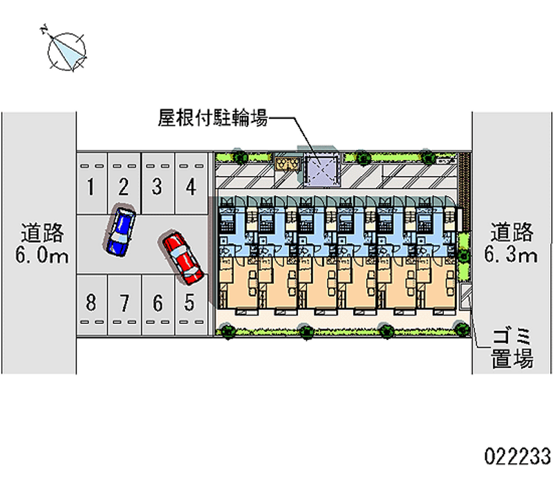 レオパレスオスト　ガルテン 月極駐車場