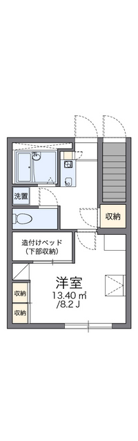 レオパレスエターナリィ松田Ⅱ 間取り図