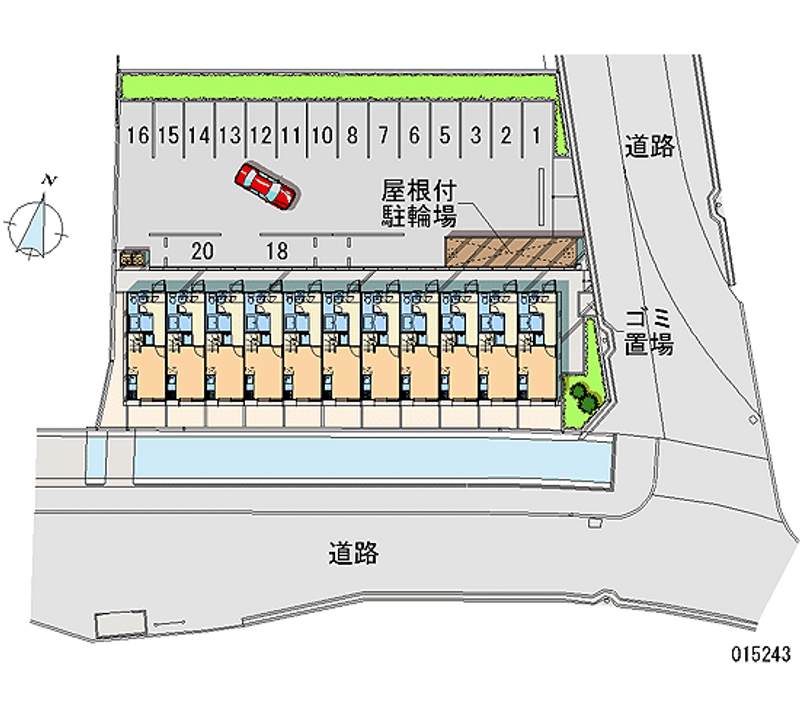 15243 Monthly parking lot