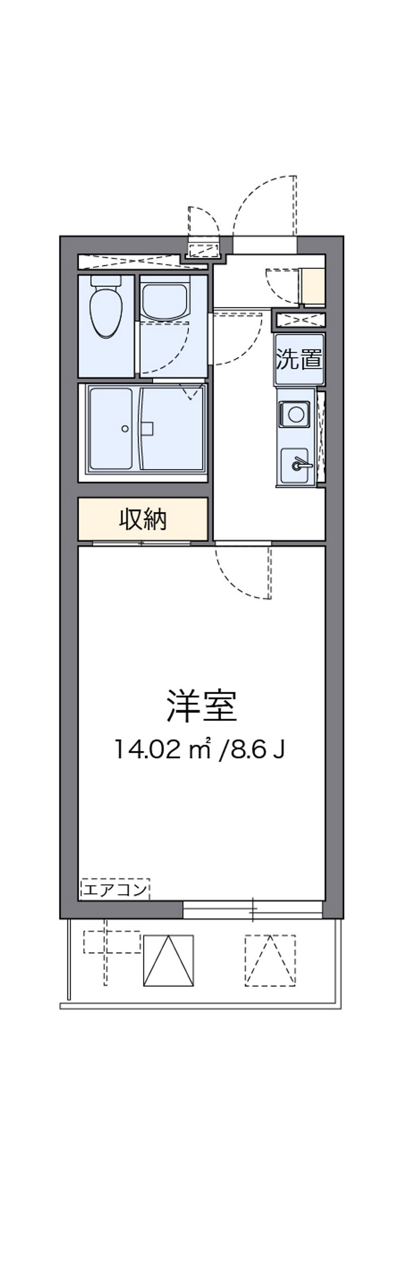 ヴィアロ東伏見レジデンス 間取図