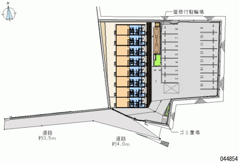 44854 Monthly parking lot