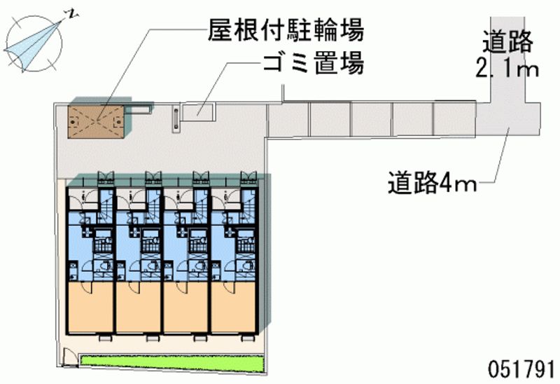 レオネクストミル　フルール 区画図