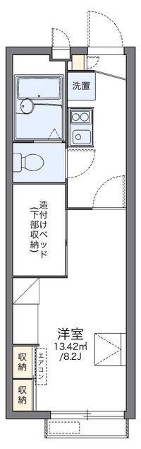 レオパレスジラーンドラ 間取り図