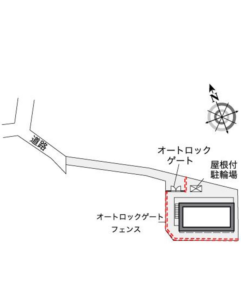 レオパレスオークス 配置図