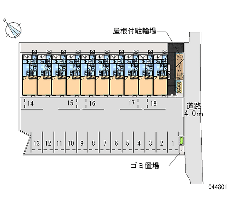 44801 bãi đậu xe hàng tháng