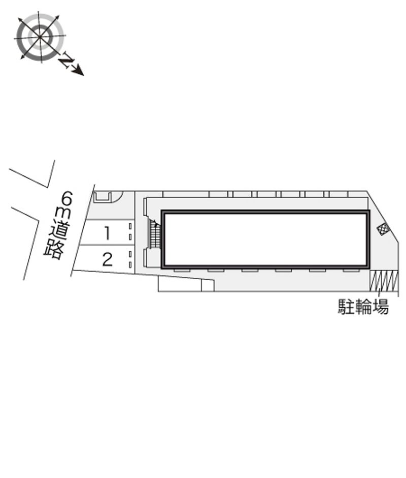 レオパレスきらら 配置図