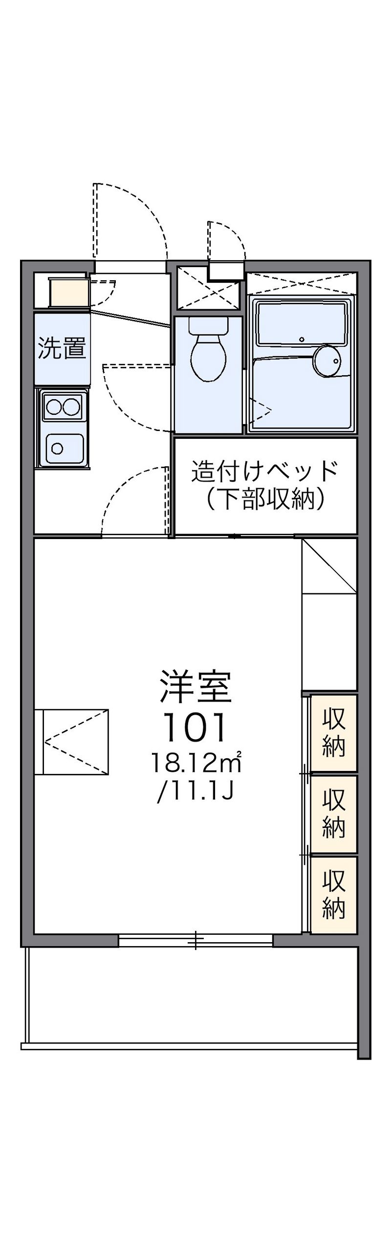 レオパレスＡＳＴ 間取図