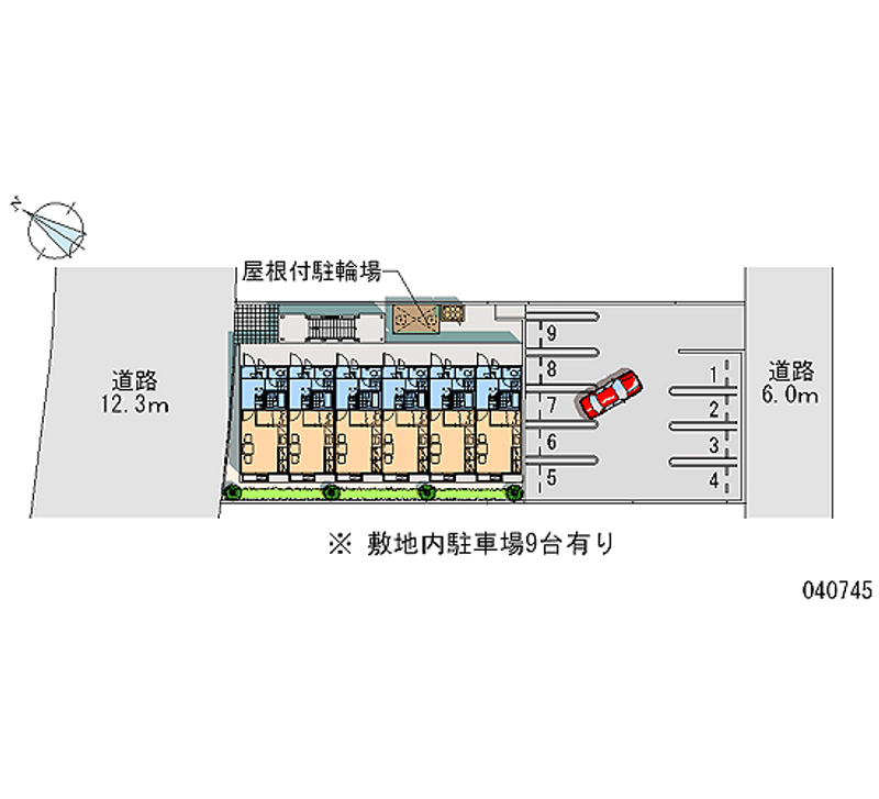 40745 Monthly parking lot