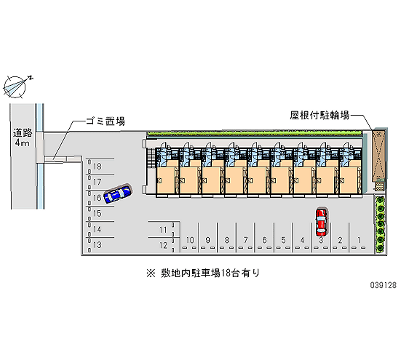 レオパレスアクアマリン 月極駐車場