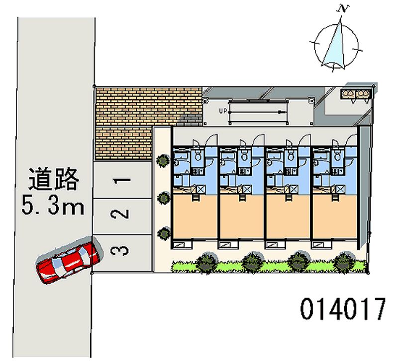 レオパレス露萩 区画図