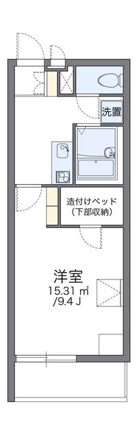 レオパレス橙 間取り図