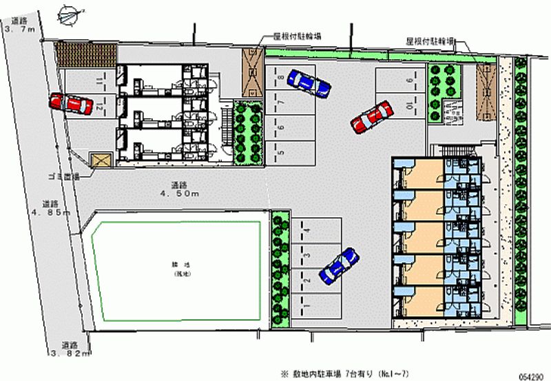 レオネクストシャインブルー 月極駐車場