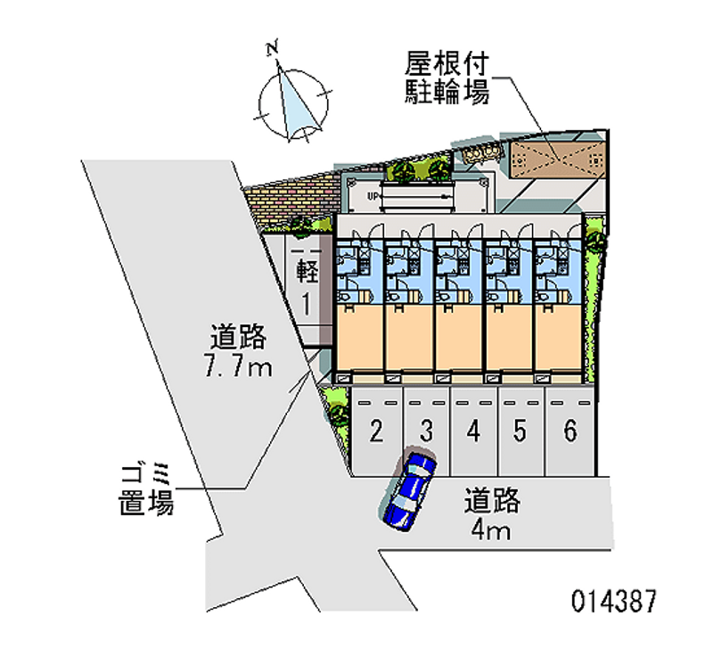 14387月租停車場