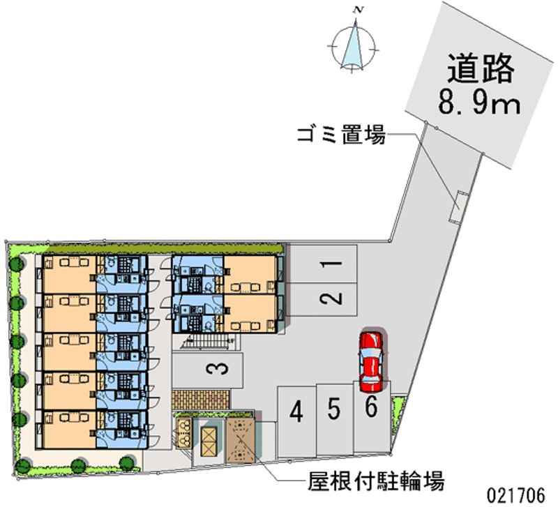 レオパレスＴｏｍｏＮａ 区画図