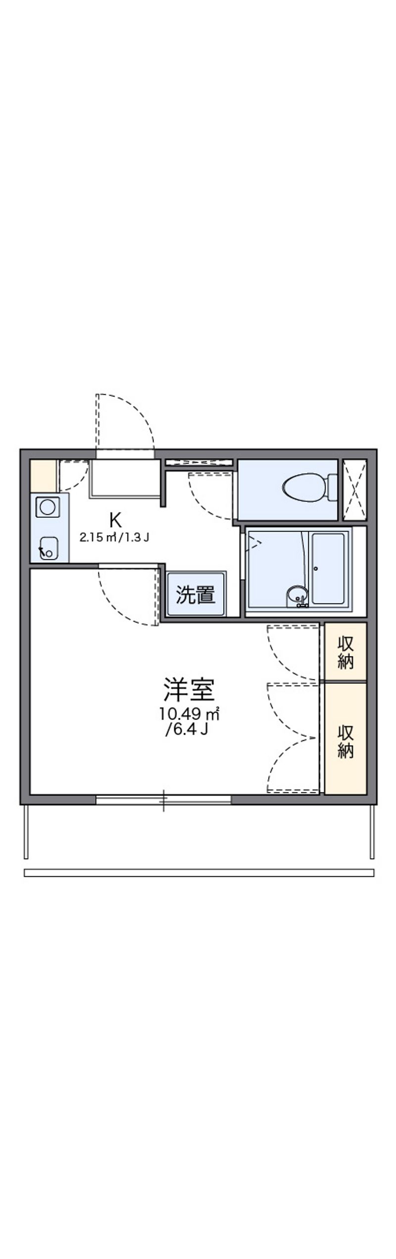 レオパレスカサベルデ 間取図