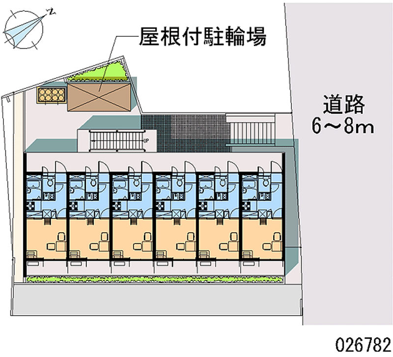 レオパレステナマント２５ 区画図