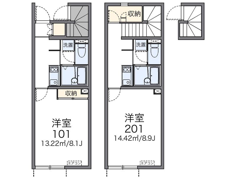 レオネクストＷＥＳＴ　ＳＩＤＥ 間取図