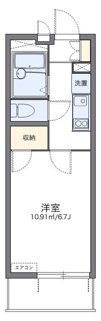 レオパレスサンヴィレッジ 間取り図