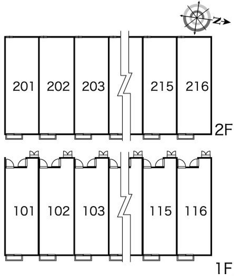 レオパレスシーストーリー 間取配置図