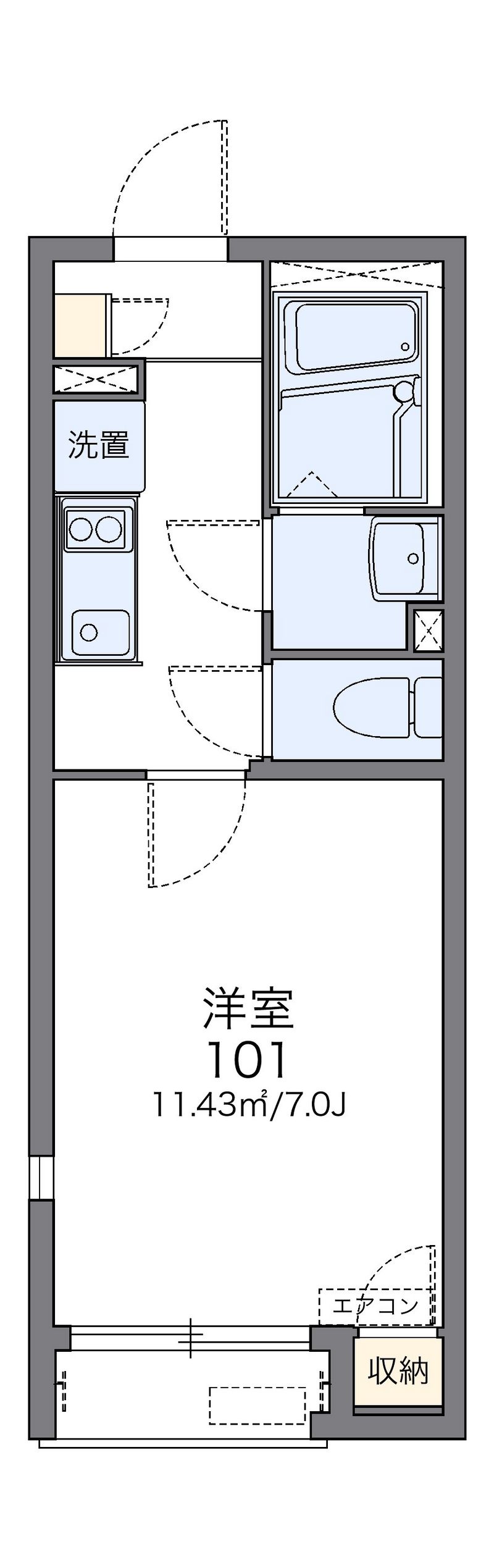 レオネクストやわらぎ 間取図