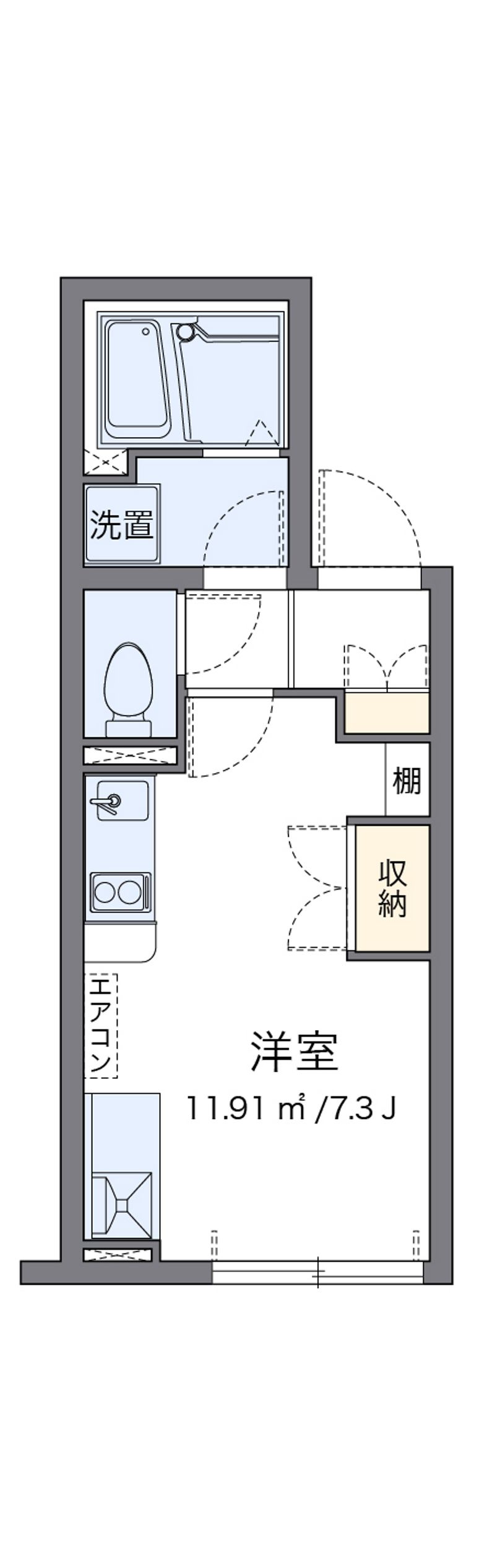 レオネクストプレミアム代々木 間取図