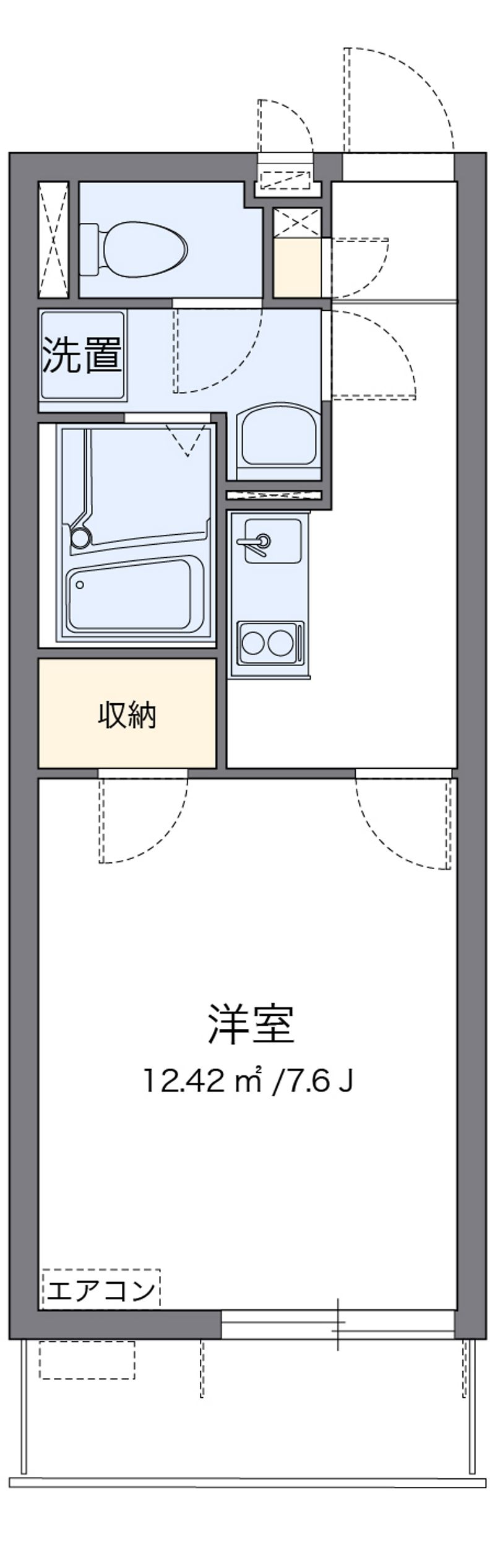クレイノみやび 間取図