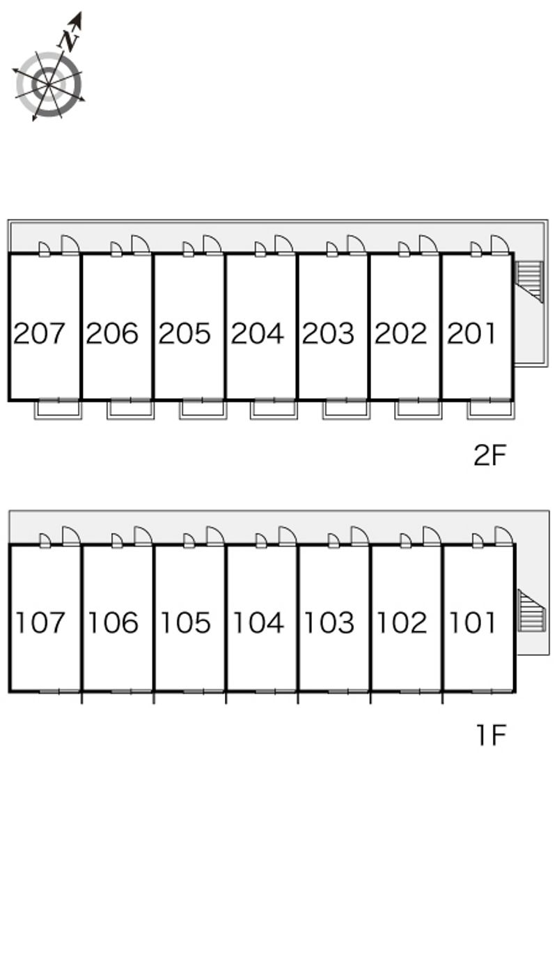 レオパレスエスペランサ 間取配置図