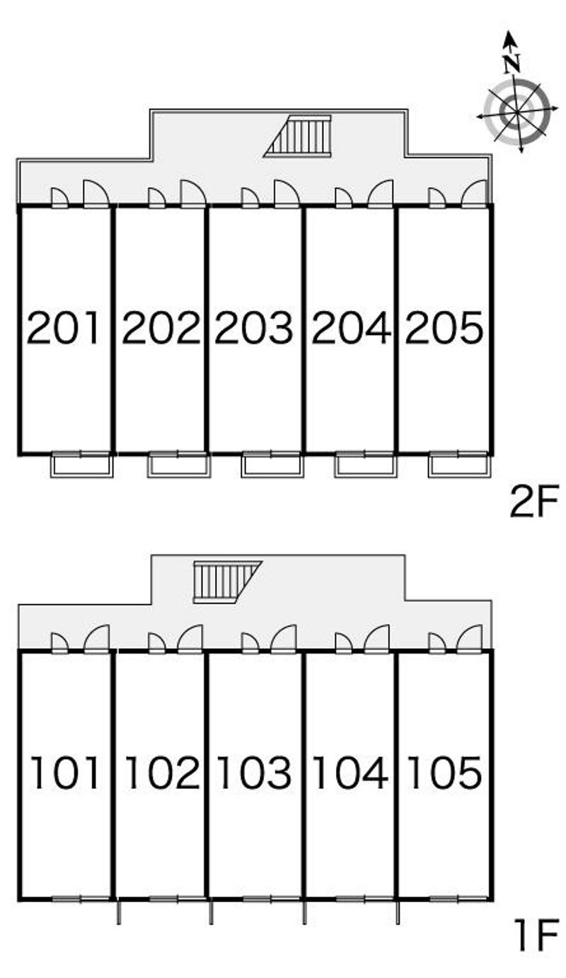 レオパレス常盤 間取り配置図