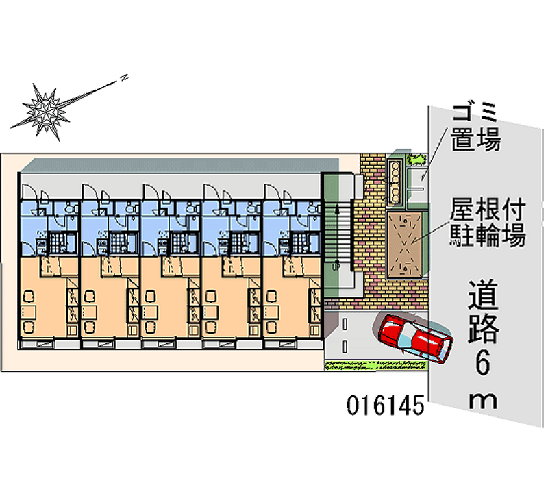 レオパレス美希ＨＯＵＳＥ 区画図