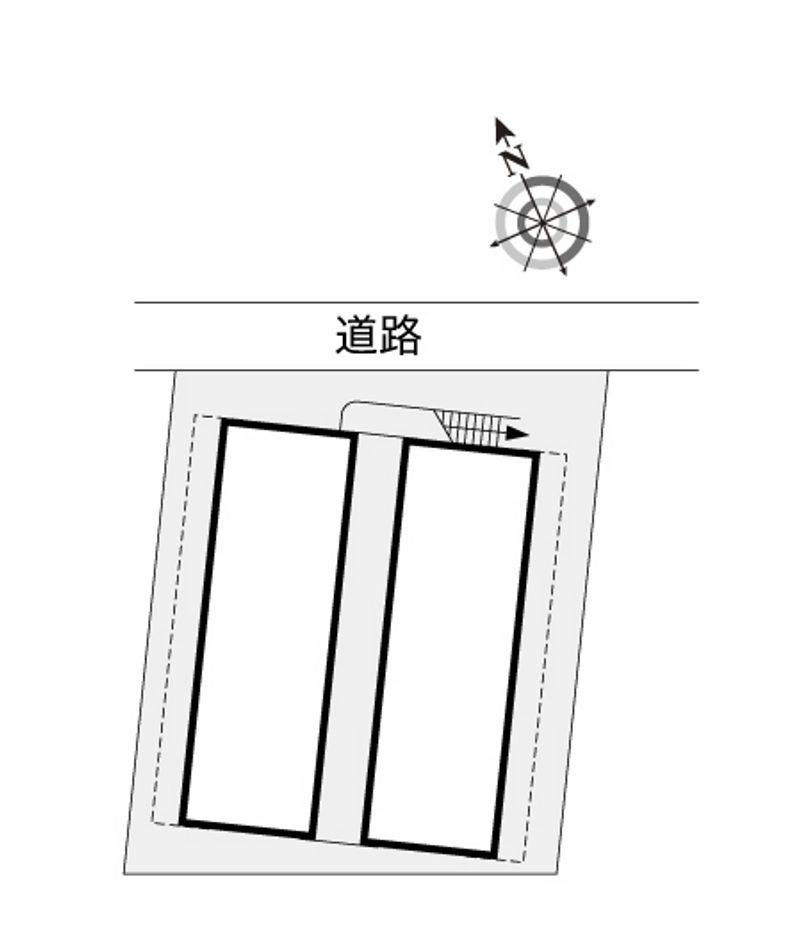 レオパレス豊橋 配置図