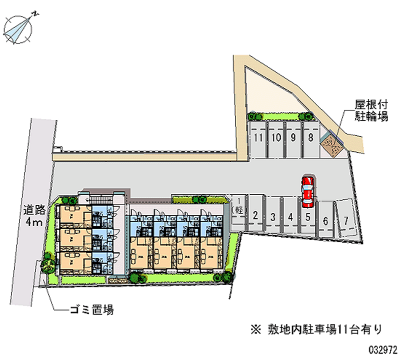 32972 Monthly parking lot