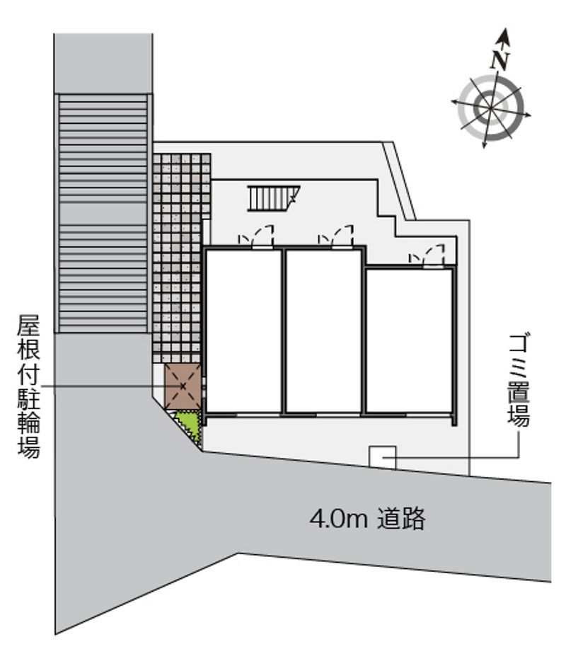 クレイノビューテラス恵比寿 配置図