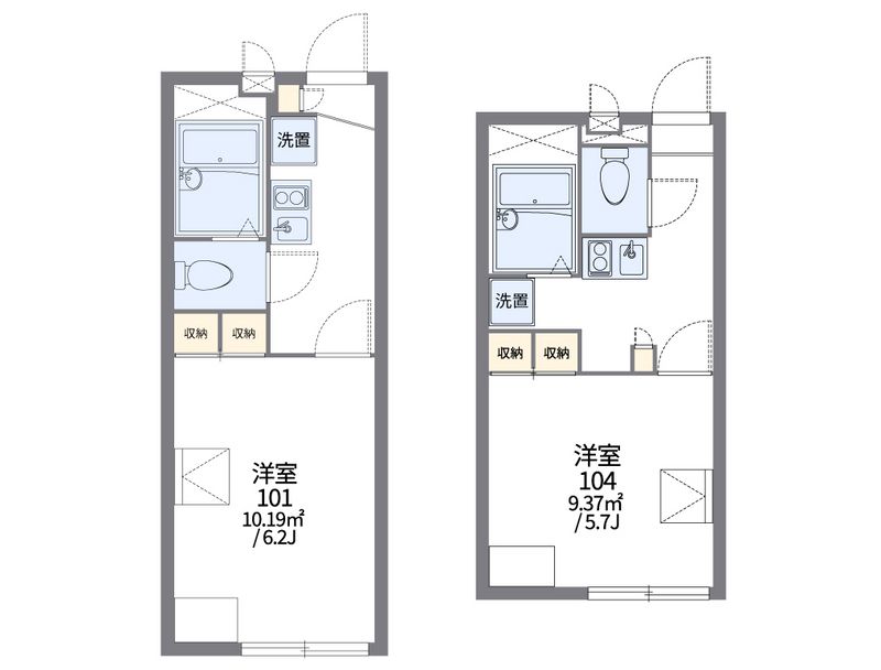 レオパレスル　トレフル 間取図