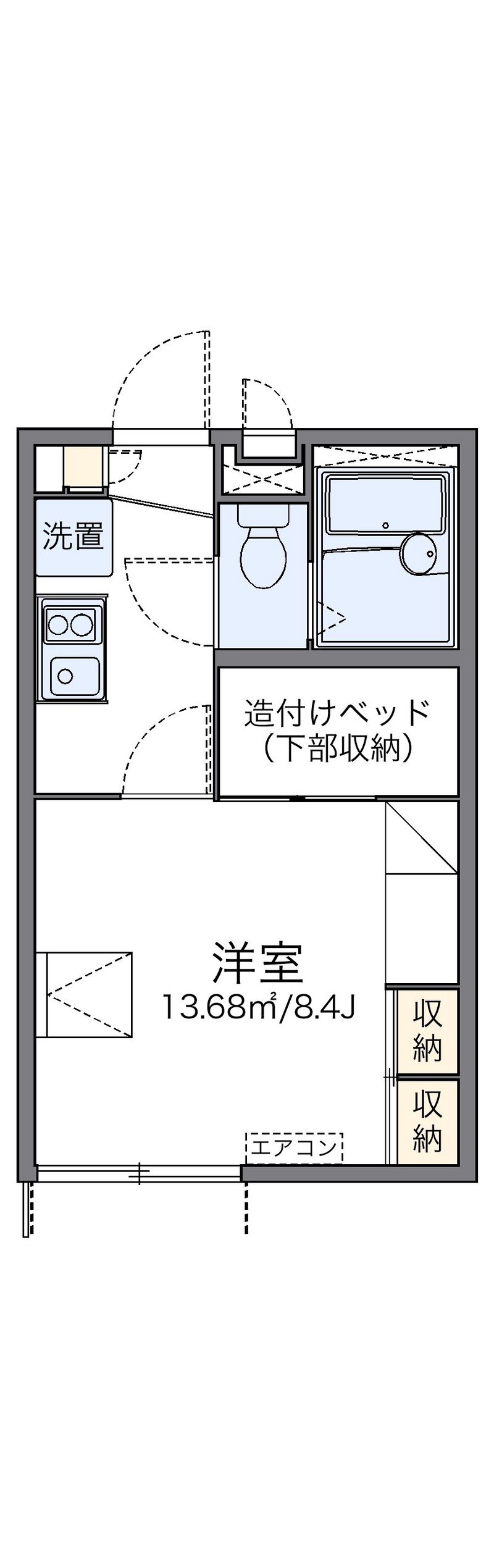 レオパレスＮｏｒｔｈＲｉｖｅｒ 間取図