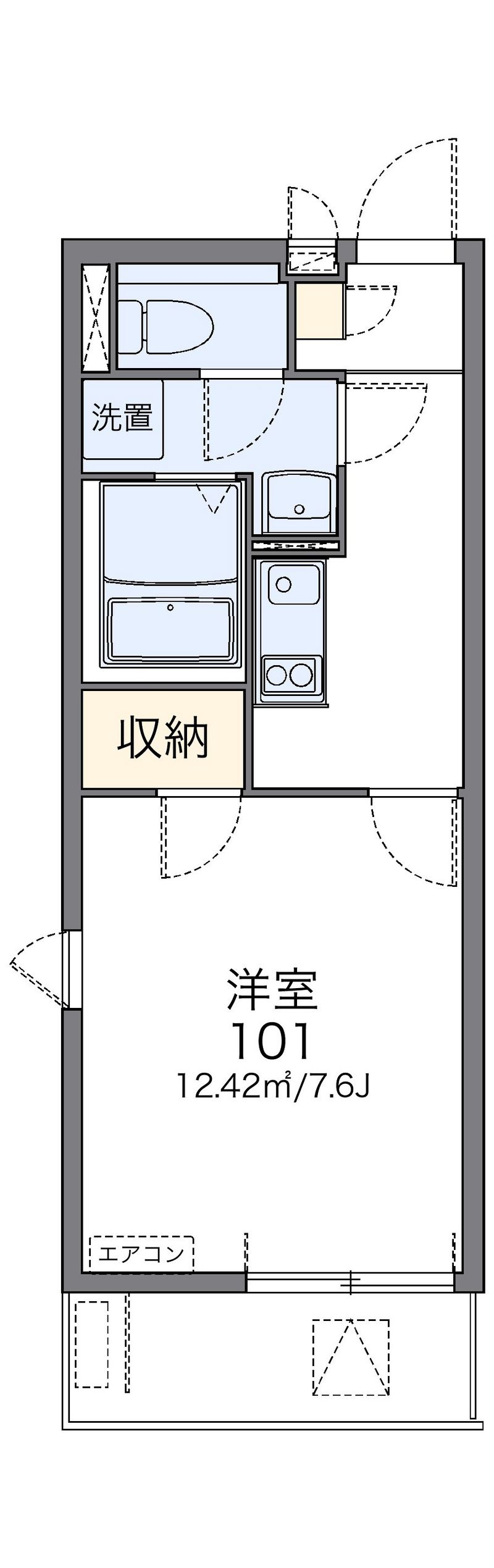レオネクストドミールＢ 間取図