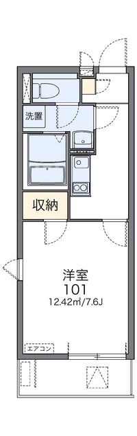 レオネクストドミールＢ 間取り図