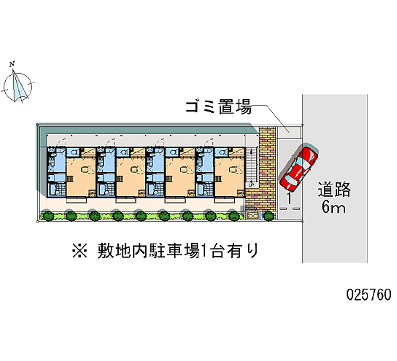 レオパレスＴ＆Ｙ 区画図