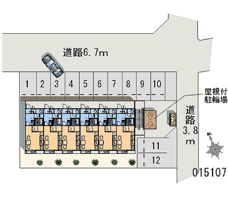 レオパレス緑 月極駐車場