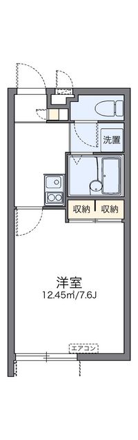 レオパレスシーサイドＮ与那原 間取り図